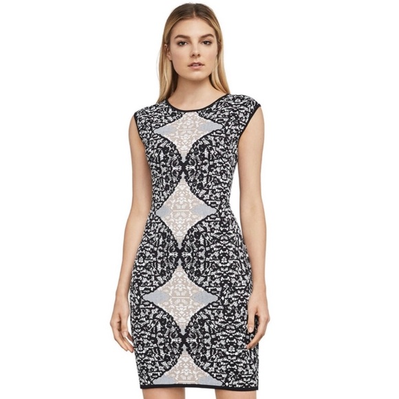 BCBGMaxAzria  Jose Knit Bandage Dress Size large cocktail dress - Picture 1 of 10